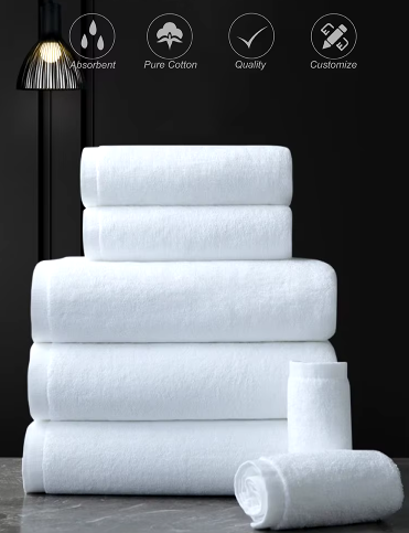 Pure Cotton Hotel Quality Bath Towel Set - Image 12
