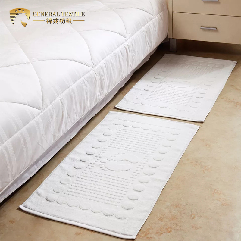 White Hotel Quality Bathroom Mat - Image 2