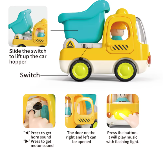 Baby Dump Truck Toy For Kids - Image 2