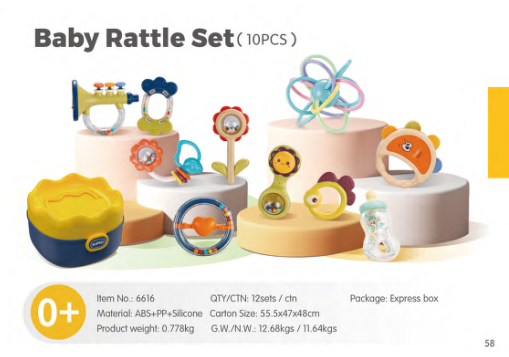 Baby Shakers Rattle Toy Set - Image 4