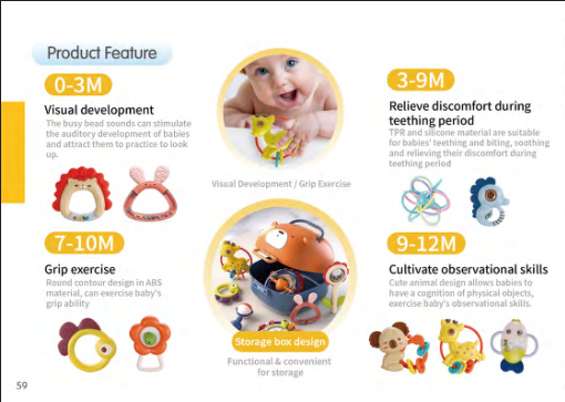 Baby Shakers Rattle Toy Set - Image 7